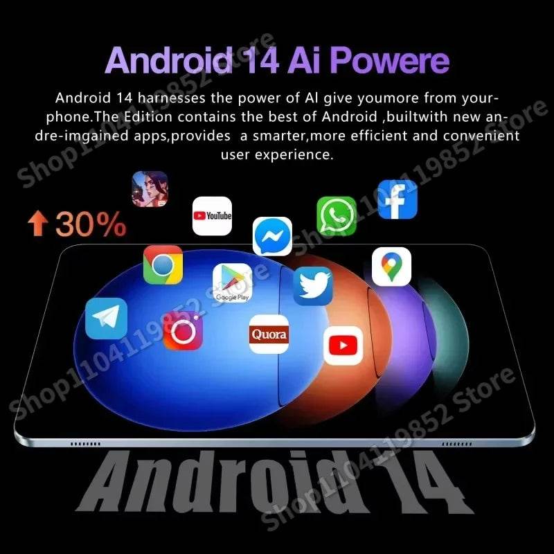 2024 New Tablet Original Pad 6S Pro version Global Android 14 Snapdragon 8 Gen2 22GB 2TB GPS 5G WiFi SIM Dual HD 4K Tablet PC - MarvelouStoree