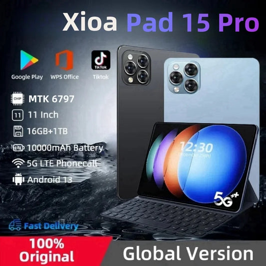 2024 Original Global Version Mi Pad 15 Pro Tablets 16GB 1024GB Android13 11 Inch 5G Dual SIM GPS Bluetooth WiFi WPS Tablet PC