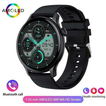 2024 True AMOLED Smart Watch Ladies Screen Always Show Time 466*466 HD Health Tracker Voice Calling Smartwatch Women For Xiaomi - MarvelouStoree