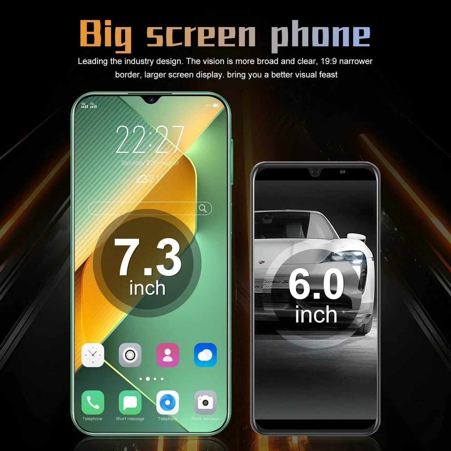 2024 smartphone Pova 6 Pro unlocks high-definition screen with a 7.3-inch 22GB+2TB 5G dual analog Celulares Android 14 8000mAh - MarvelouStoree