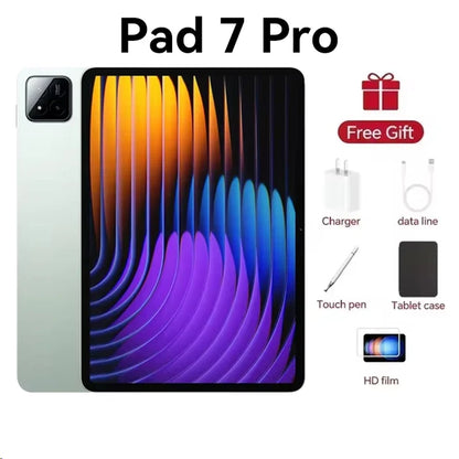 2025 Original Pad 7 Pro Snapdragon 8 Gen 2 Global Version Tablets PC Android 14 22GB+1TB Dual SIM Card 11 inch WIFI HD 4K Mi Tab