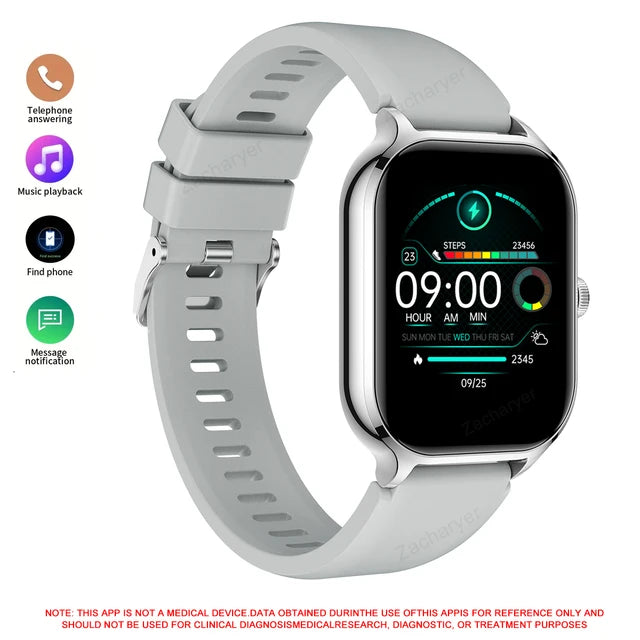 Marveloustoree 2025 Smart Watch, Wireless Dialing, Multiple Sport Modes, Various App Notifications, Perfect Gift for Holidays, iPhone/Android