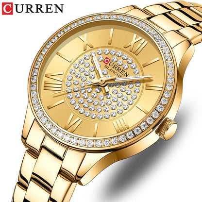 Ladies Watch Fashion Steel Band Watch Casual Ladies Watch Quartz Watch Watch - MarvelouStoree