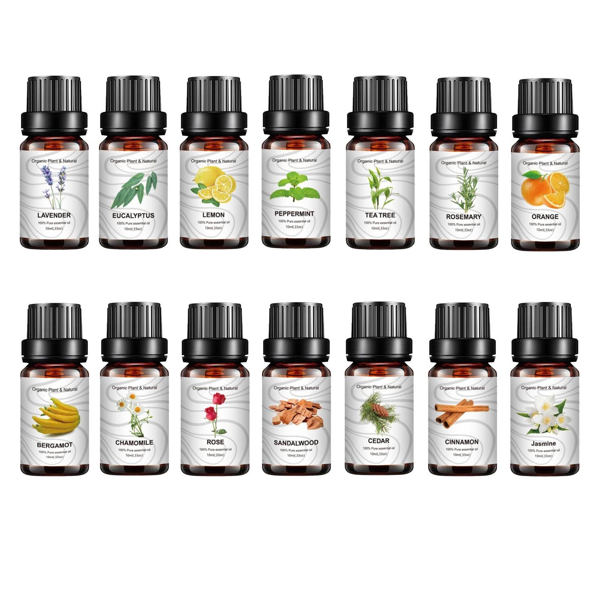 14 Piece Cross border Unilateral Essential Oil Set Box Unisex 14 Pack Body Set 10ml - MarvelouStoree