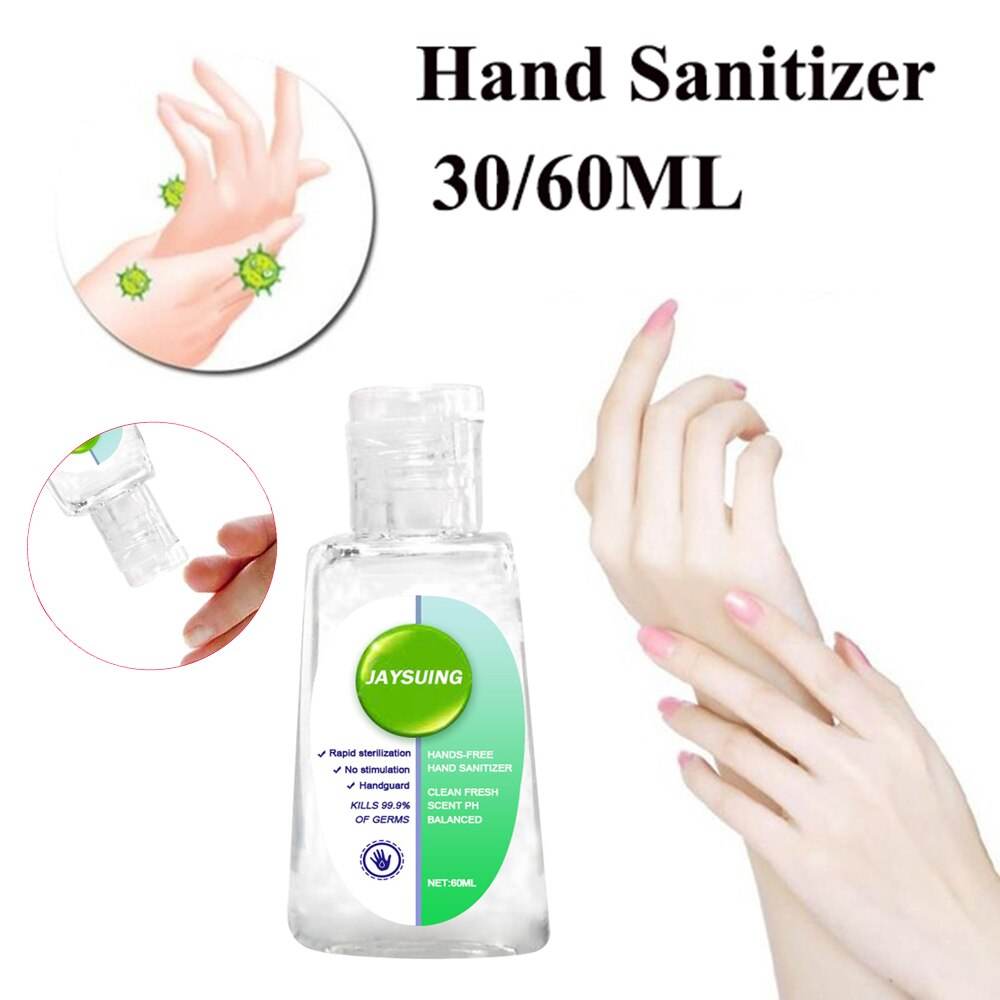 30-60ml Travel Portable Mini Hand Sanitizer for Kids Anti-Bacteria Moisturizing Disposable Waterless Hand Gel Handgel - MarvelouStoree