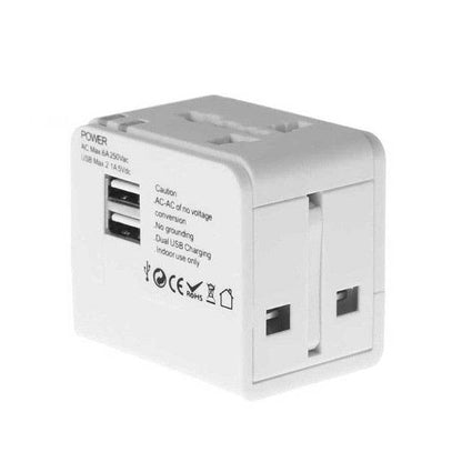 Universal Travel Adapter Power Adapter Electric Plugs Sockets Adapter Converter USB Travel Socket Plug Power Charger Converter - MarvelouStoree