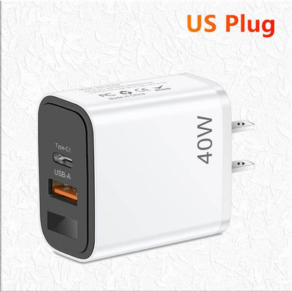 Digital display mobile phone charger PD+USB fast charging mobile phone charging head - MarvelouStoree