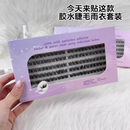 Self-grafting Single Cluster Eyelash Set - MarvelouStoree