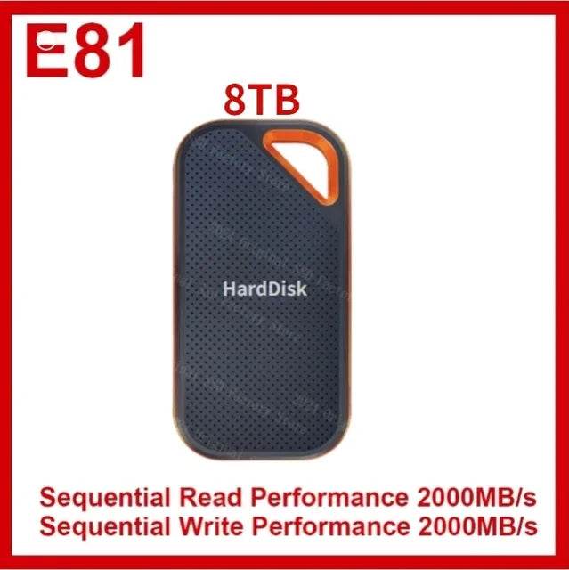 256TB Portable SSD E30 E61 E81 480GB 500GB 1TB 2TB 4TB Solid State Hard Drive 8tb 64tb Flash Disk USB 3.2 External PSSD for PC - MarvelouStoree