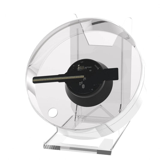 LED holographic fan built-in media player with transparent cover data cable power supply holographic advertising player