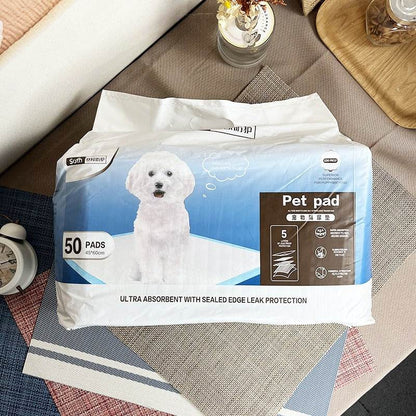 Dog Diaper Absorbent S Size 100 Pieces Thickened Deodorant Dog Pee Pad Diaper Pet Diaper - MarvelouStoree