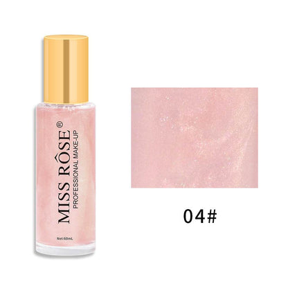 Quicksand Liquid Body Glitter Spray Waterproof Sweat Resistant Makeup Free Pearlescent Brighten And Highlight Spray - MarvelouStoree