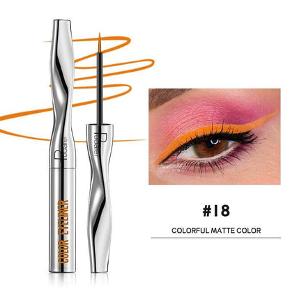 Makeup Pudaier eyeliner long-lasting waterproof eyeliner pen ultra-fine color liquid eyeliner - MarvelouStoree