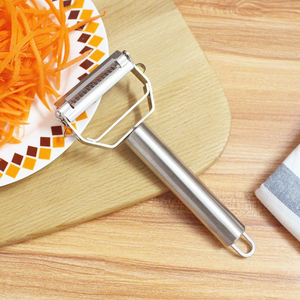 Kitchen Accessories Cooking Tools Multifunction Stainless Steel Julienne Peeler Vegetable Peeler Double Planing Grater