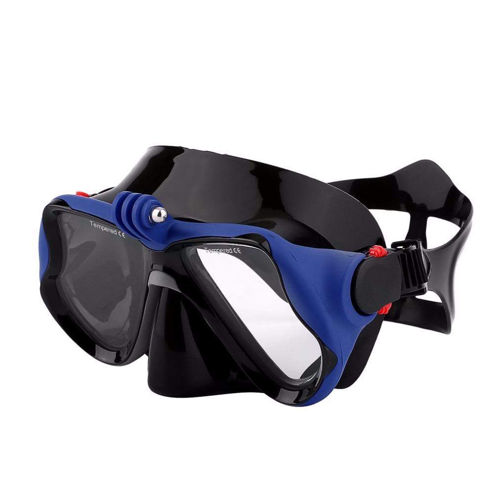 Underwater Camera Diving Mask Scuba Snorkel Swimming Goggles for GoPro Xiaomi SJCAM Sports Camera