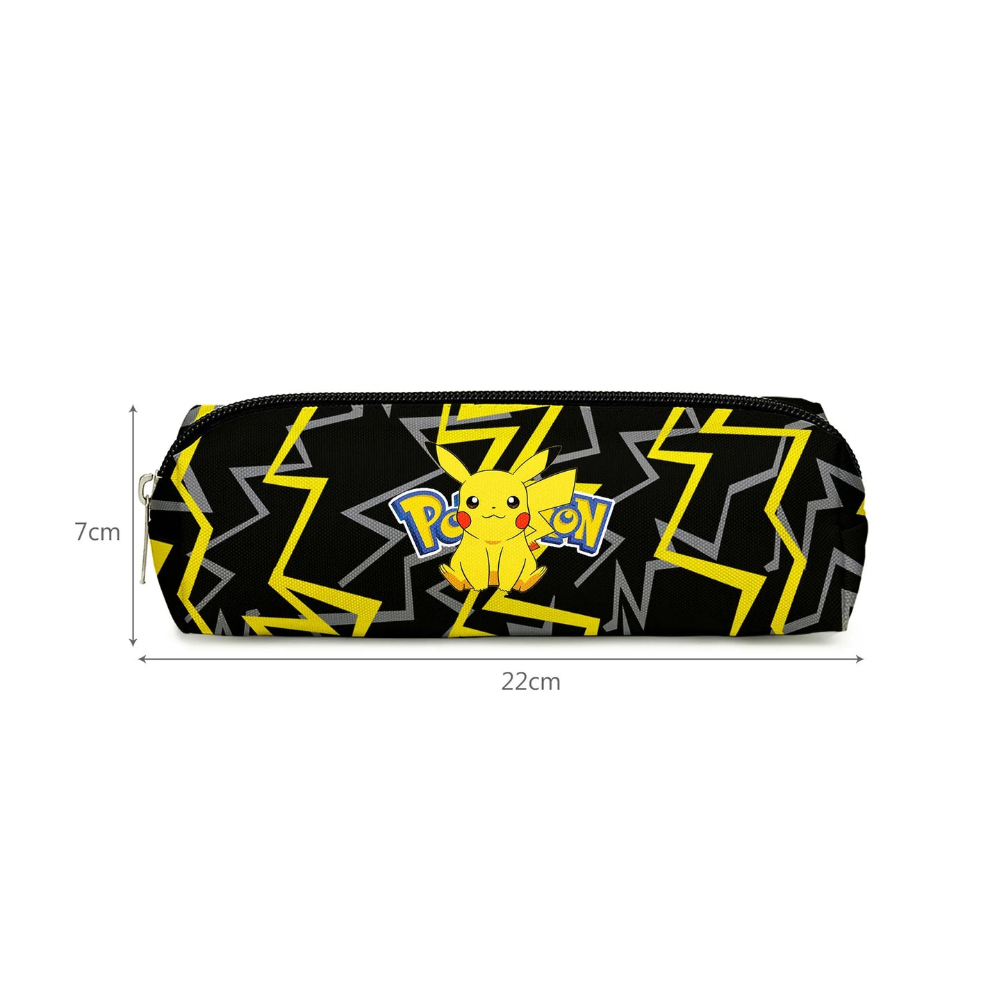 2PC Pikachu Cartoon Backpack Two-piece Pokemon Student School Bag Pencil Bag Elf Pokémon Lunch Bag Cartoon School Bag Mochila