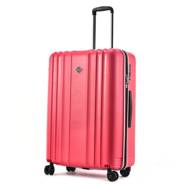 3 PCS PP travel rolling suitcase sets fashionable hand luggage with 4 spinner wheels luggage trolley bag on sale