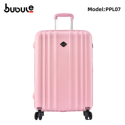 3 PCS PP travel rolling suitcase sets fashionable hand luggage with 4 spinner wheels luggage trolley bag on sale