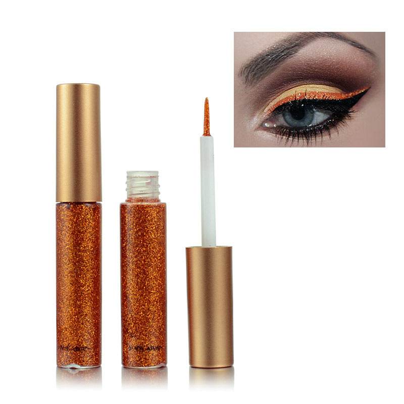 HANDAIYAN Explosive Glitter Liquid Eyeliner Set Sequin Pop Eyeliner Liquid 10 Pack - MarvelouStoree