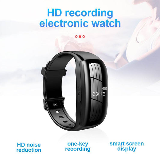 D5 One Touch Recording Pen Working Intelligent HD Noise Reduction Recording Bracelet - MarvelouStoree