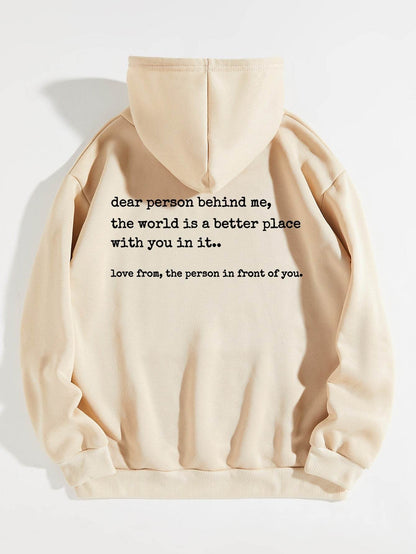 Dear person behind me hoodies and sweaters, mental health sportswear - MarvelouStoree