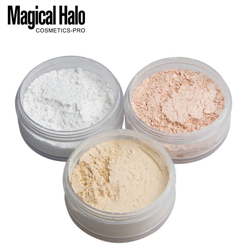 Makeup Magical Halo Three Color Natural Concealer Loose Powder Makeup Powder Waterproof Not Take Off Makeup - MarvelouStoree