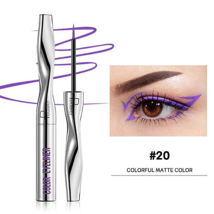 Makeup Pudaier eyeliner long-lasting waterproof eyeliner pen ultra-fine color liquid eyeliner - MarvelouStoree