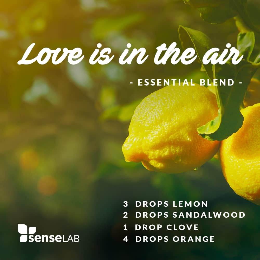 SenseLAB lemon essential oil -100% pure extract lemon oil - therapeutic grade lemon essential oil - moisturizing lemon oil - moo - MarvelouStoree