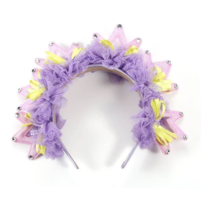 Fashion Fabric Crown Hair Hoops for Women - MarvelouStoree