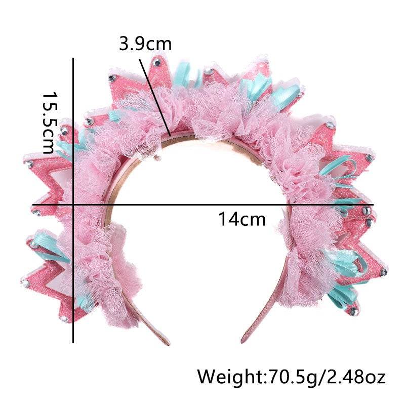 Fashion Fabric Crown Hair Hoops for Women - MarvelouStoree