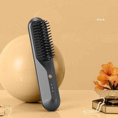 Household and business travel wireless portable electric heating small shape straightening comb - MarvelouStoree