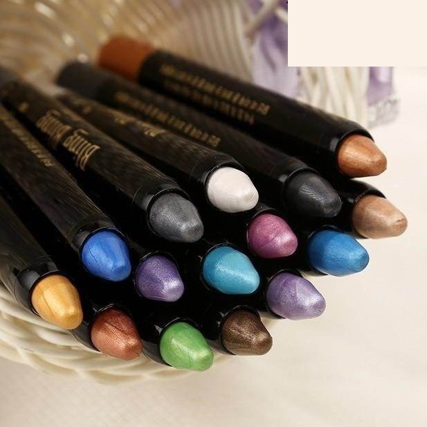 Pearlescent Pen Lasting Waterproof and Non Halo Dyeing Pearlescent White 3D Colorful Pen Stick - MarvelouStoree