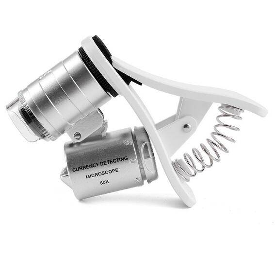 60X Optical Zoom Phone Microscope Lens Micro Phone Lens Magnifier With Clip - MarvelouStoree