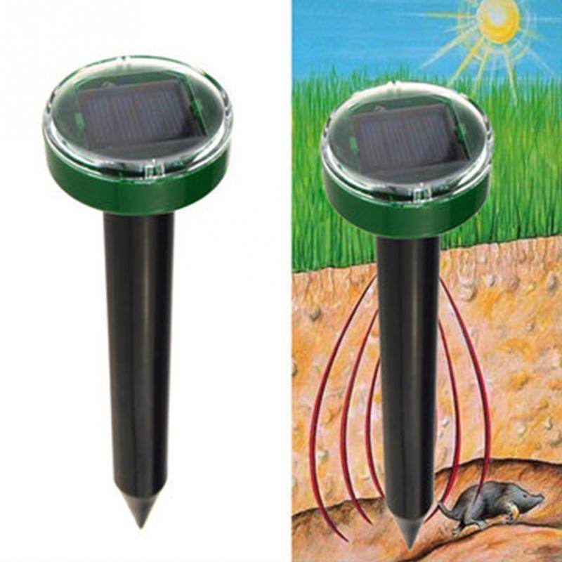 Eco-Friendly Solar Power Ultrasonic Gopher Mole Snake Mouse Pest Reject Repeller Control - MarvelouStoree