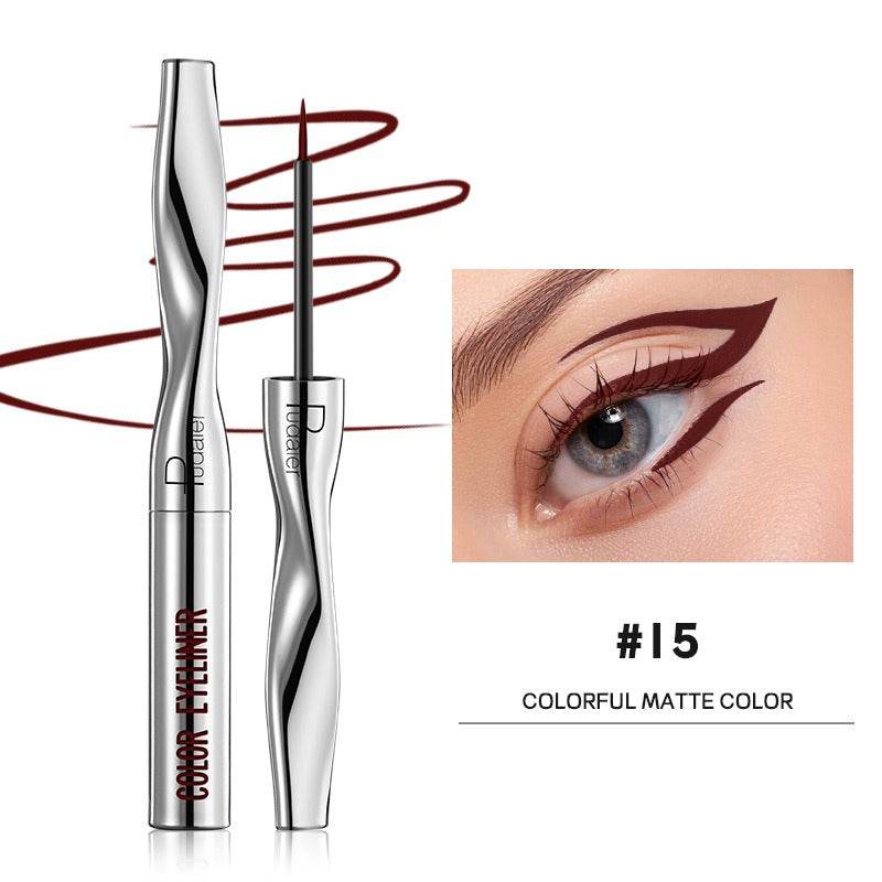 Makeup Pudaier eyeliner long-lasting waterproof eyeliner pen ultra-fine color liquid eyeliner - MarvelouStoree