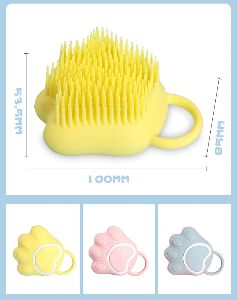 Adult And Children Silicone Bath Brush, Bath Brush, Soft And Creative Bath Brush, Skin-friendly Massage Foaming Shampoo Brush