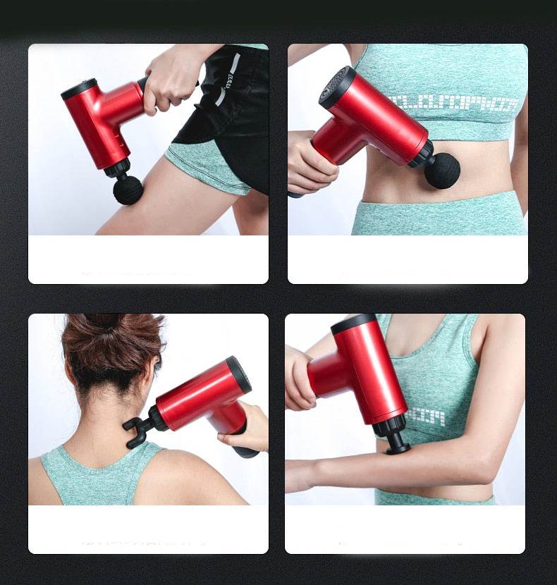 Professional Deep Tissue Muscle Massager Gun Body Massage Gun Fascial Gun Reduce Muscle Tension Relief Device - MarvelouStoree