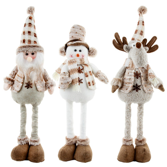 Christmas Decorations Snowman Stretch Doll Elk Doll Festival Window Scene Decoration Ornament