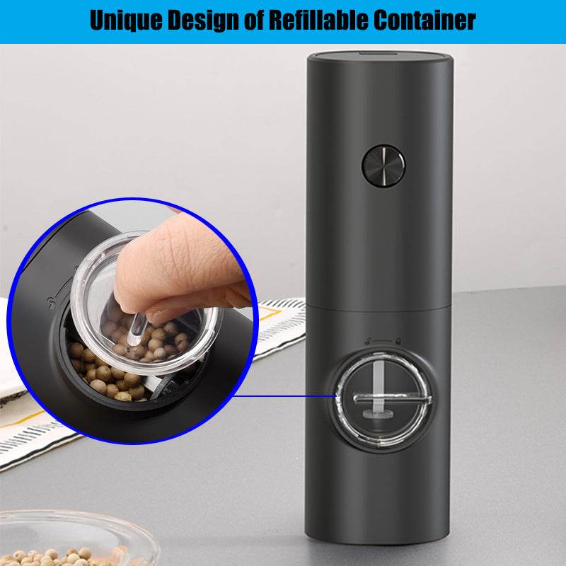 Black Pepper Grinder Electric Automatic Key Grinder - MarvelouStoree