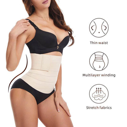 Postpartum Body Sculpting One-Piece Bodysuit Abdomen Pants Beauty Body Clothing Waist Waist-Lifting Pants Support Chest Gather One Piece Vest - MarvelouStoree