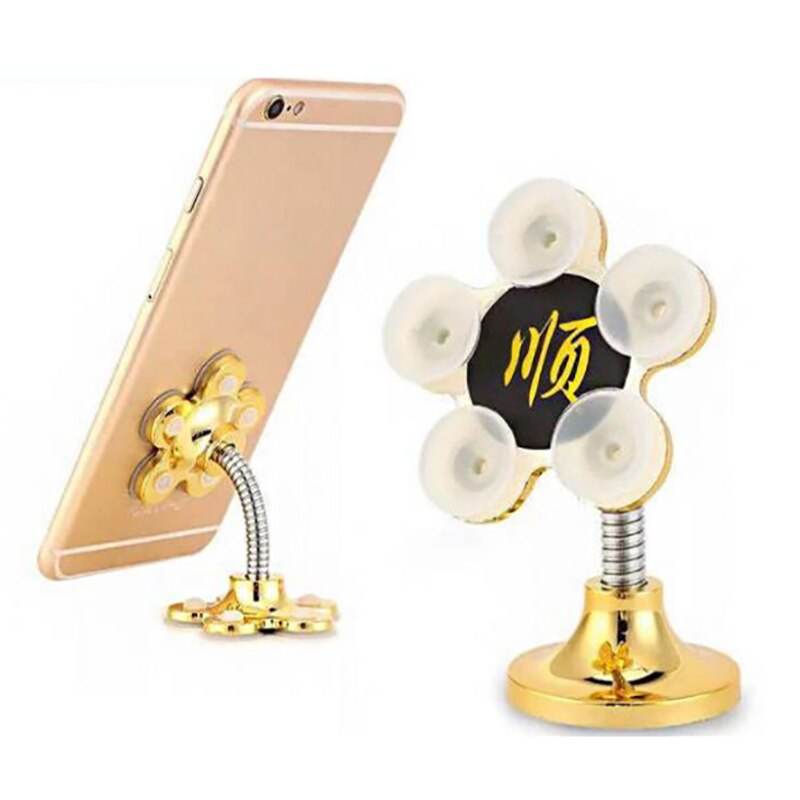 Magic suction cup bracket Car phone holder Multi-function double-sided suction cup Navigation phone holder - MarvelouStoree