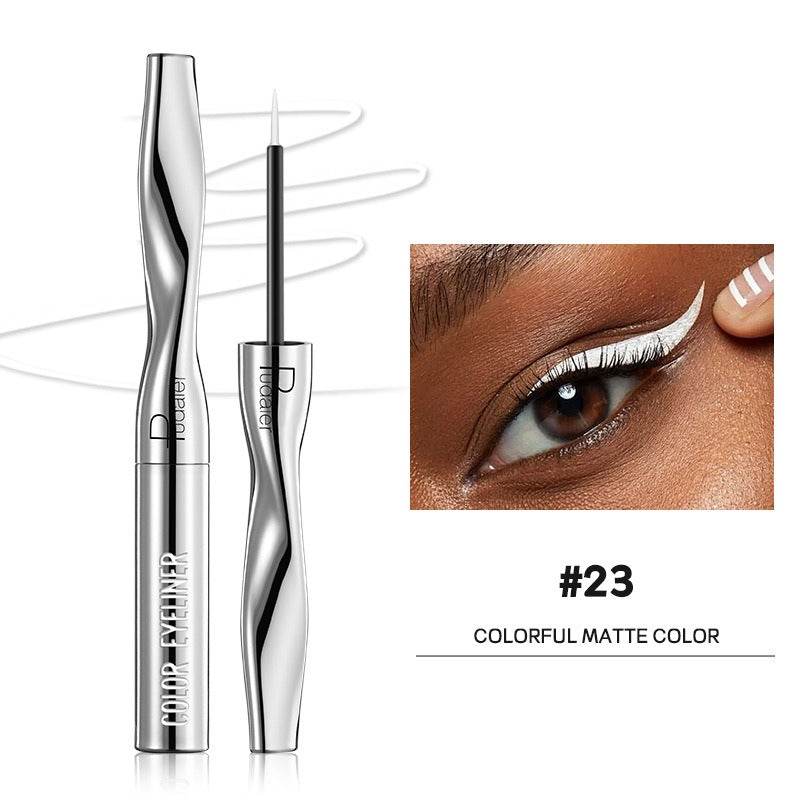 Makeup Pudaier eyeliner long-lasting waterproof eyeliner pen ultra-fine color liquid eyeliner - MarvelouStoree