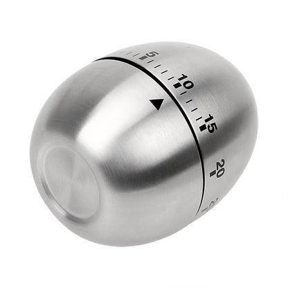 Cooking Tools Kitchen Timer Stainless Steel Egg 60 Minutes Mechanical Alarm Time Clock Counting