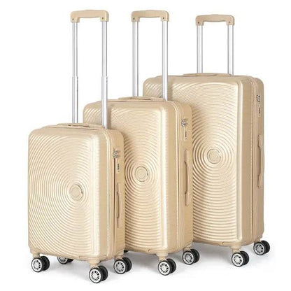 3PCS Luggage Set with Silent Spinner Wheel ABS+PC Lightweight TSA Lock 20''/24''/28'' Family Travel Suitcase Set - MarvelouStoree