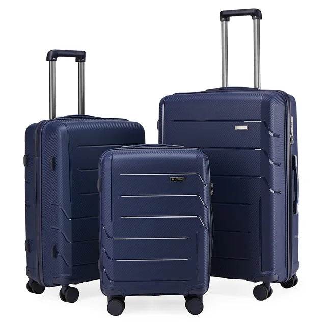 3pcs Travel Suitcase Men Carry-On Luggage Sets, TSA Women Suitcase Rolling Luggage Trolley Case 20 24 28Inch Cabin Suitcase Sets - MarvelouStoree