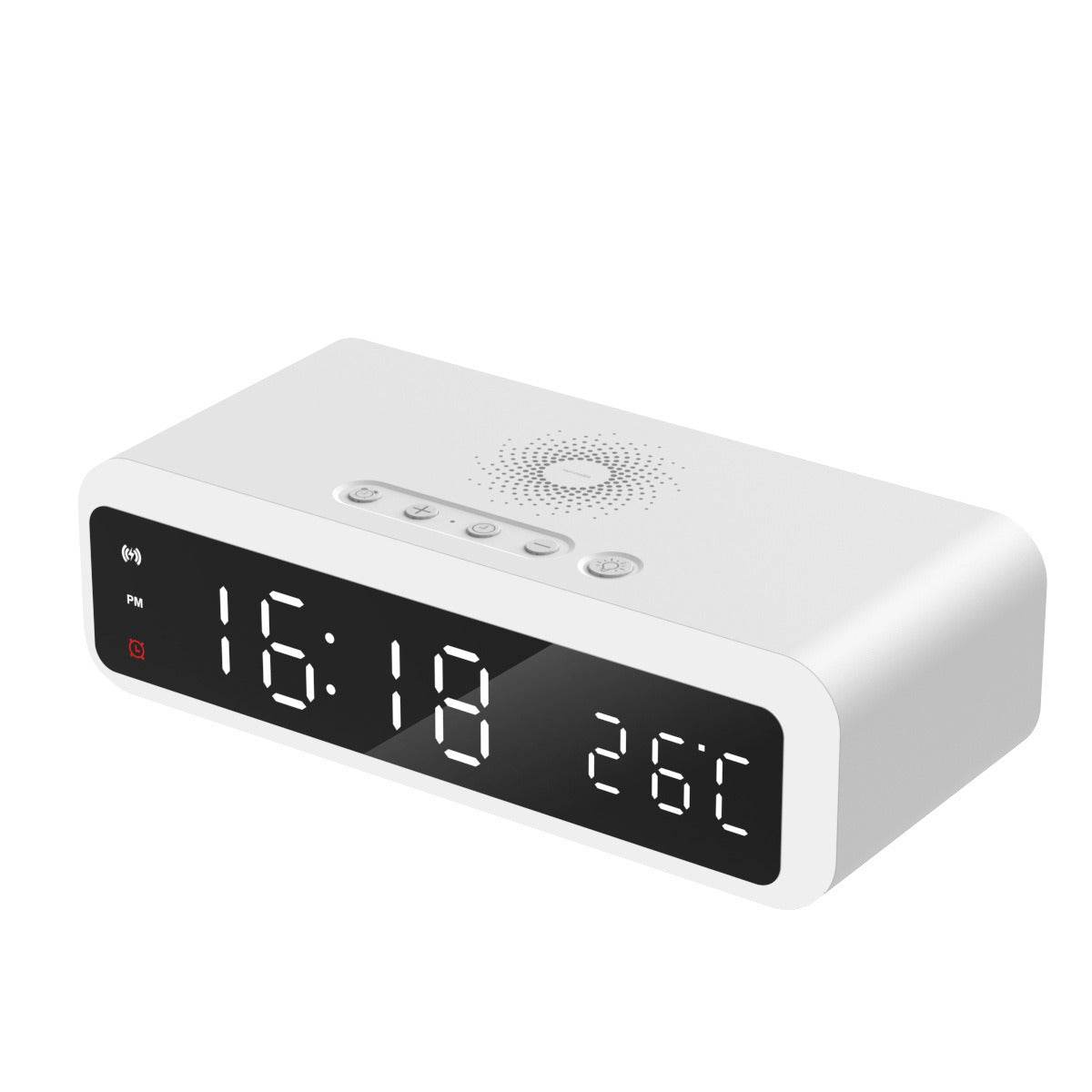 New clock thermometer wireless charging 15W mobile phone wireless charging multifunctional digital alarm clock wireless charging - MarvelouStoree