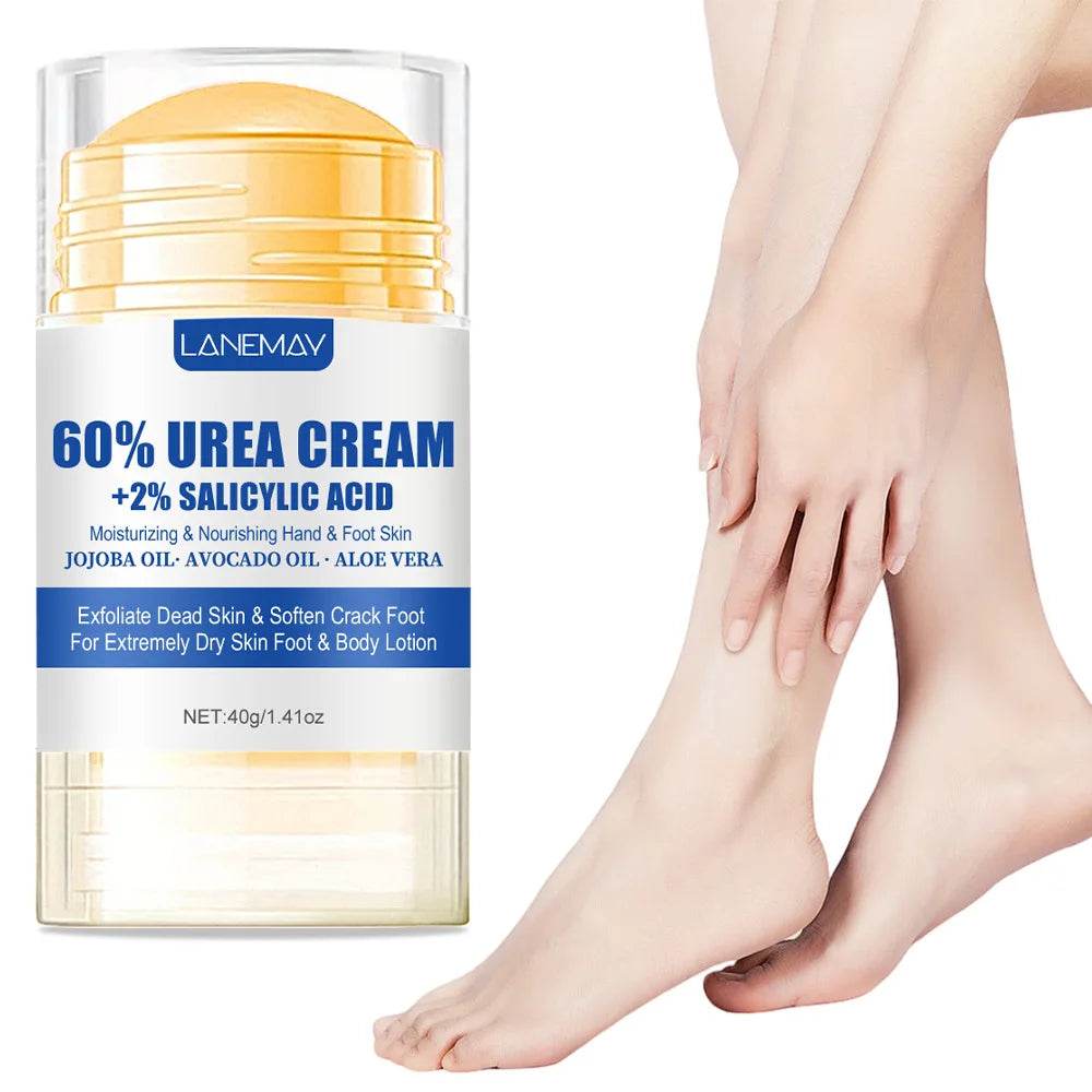 40g Ultra-Hydrating 60% Urea Foot Cream Aloe Vera for Softening Dry Cracked Feet - Gentle Exfoliation Daily Foot Care Solution - MarvelouStoree