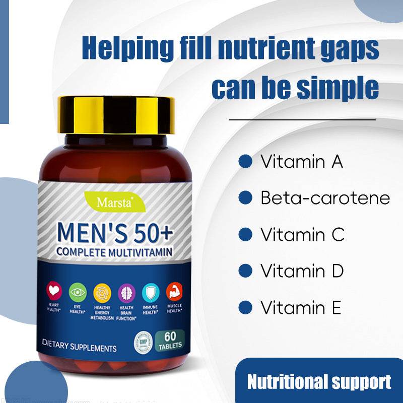 Men's Health Products Men's Multivitamin Tablets MEN'S 50+Complete Multivitamin - MarvelouStoree