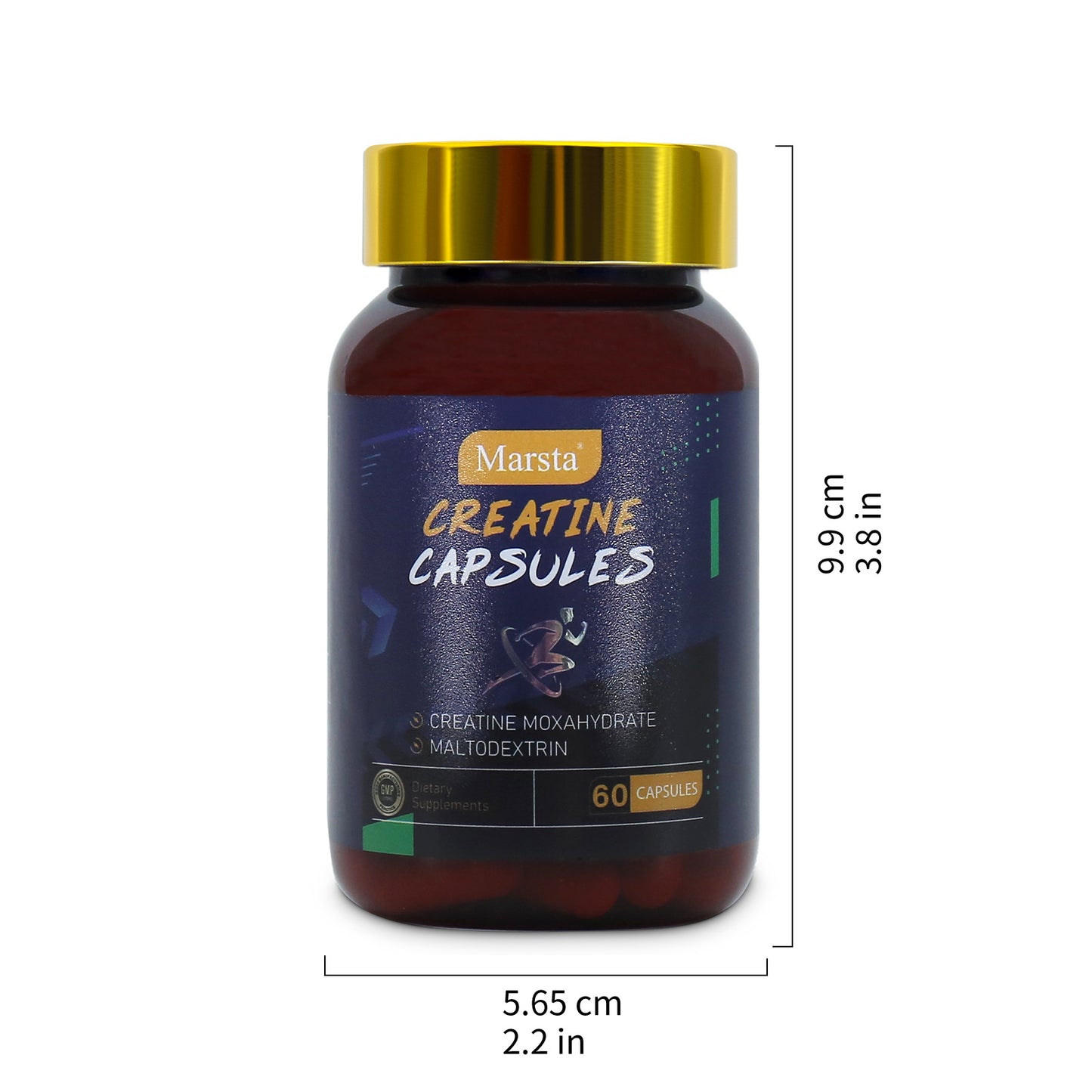 Creatine monohydrate capsules