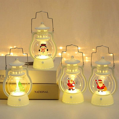 Christmas Decorations Cake Baking LED Children's Handheld Small Lanterns Night Light Ornament